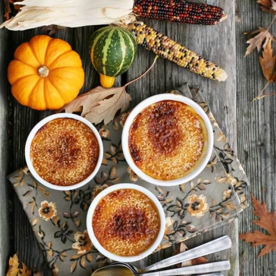 Sesame Squash Brulee
