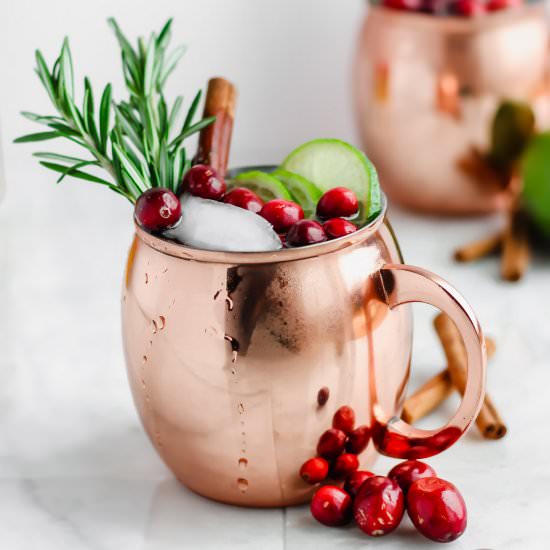Cranberry Smash Moscow Mule