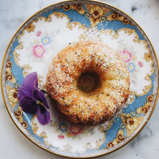 Lemon Poppyseed Mini Bundt Cakes