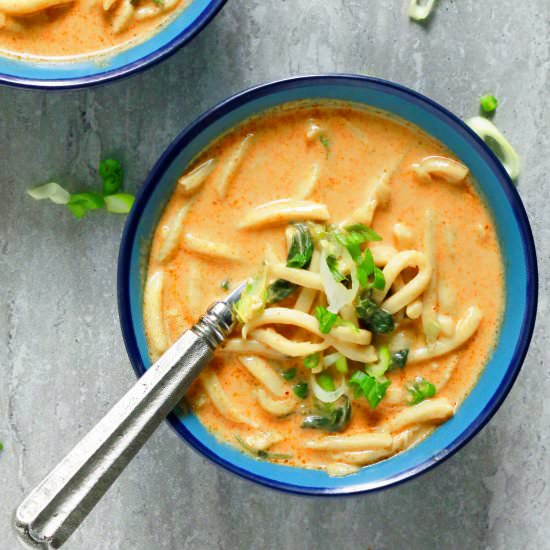 10-Minute Thai Curry Noodle Soup