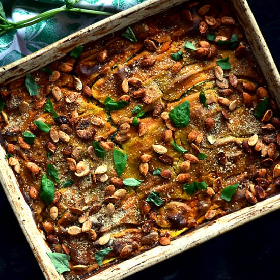 Low-carb Pumpkin Lasange
