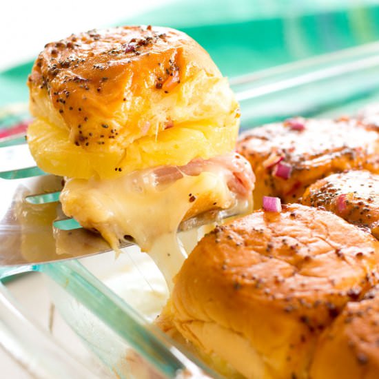 Hawaiian Ham and Cheese Sliders