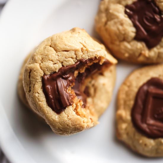 Keto Whipped Peanut Butter Cookies