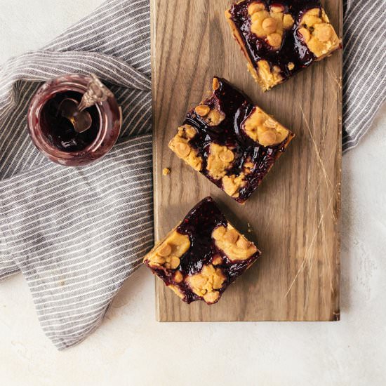 Peanut Butter Jelly Bars