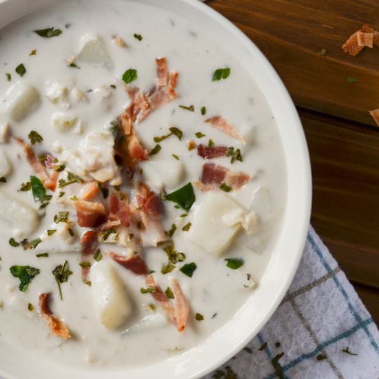 Paleo Clam Chowder