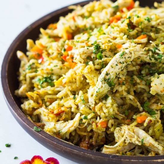 Instant Pot Chicken and Rice