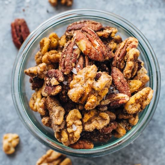 Tasty Spiced Snacking Nuts