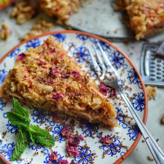 Vegan No-Bake Apple Strudel