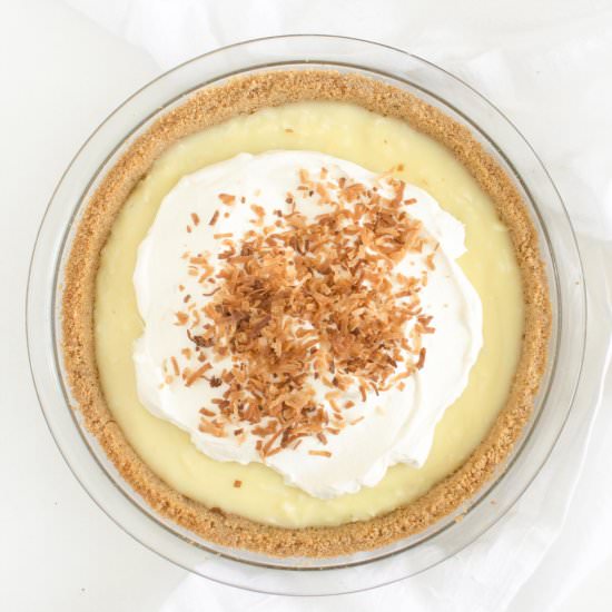Homemade Coconut Cream Pie