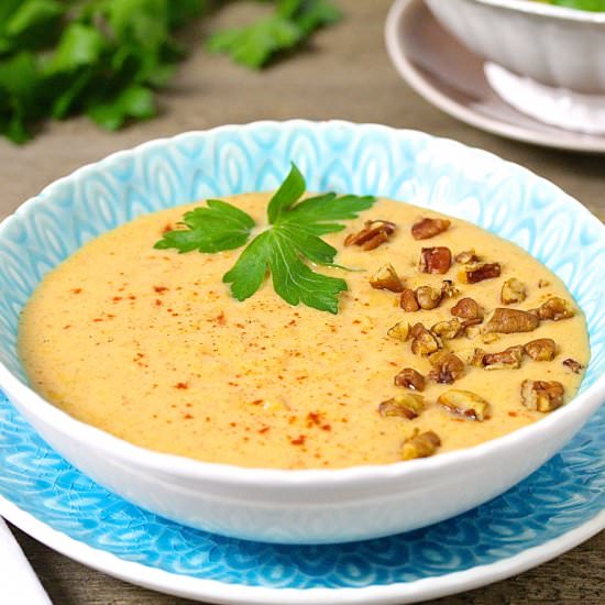 GINGER CINNAMON SWEET POTATO BISQUE
