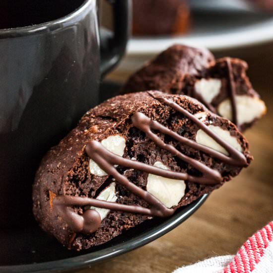 Chocolate Almond Biscotti
