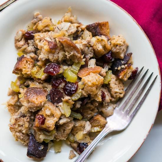 Pressure Cooker Sausage Stuffing
