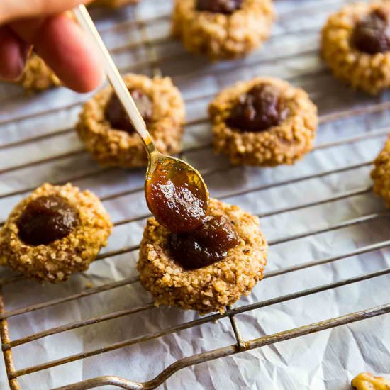 Apple Cinnamon Thumbprint Cookies