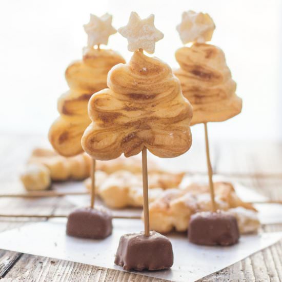 Puff Pastry Christmas Trees