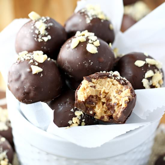 Peanut Butter Crunch Truffles