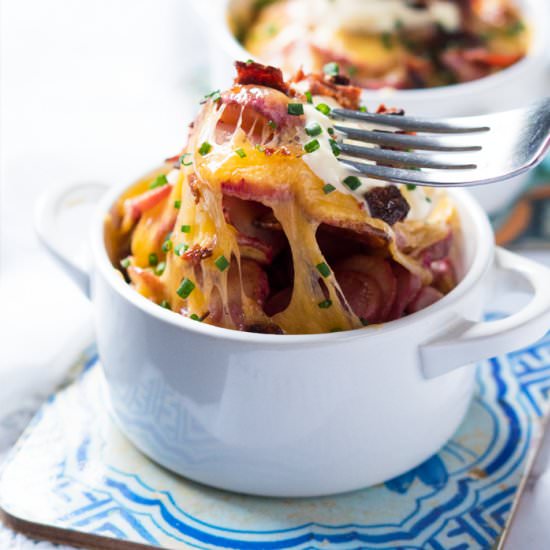 Keto Loaded Mock Potatoes