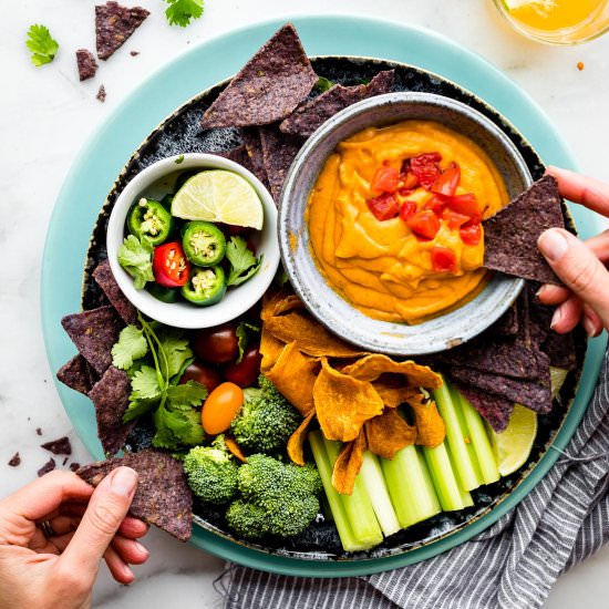 Vegan Salsa Con Queso