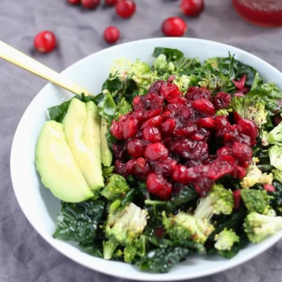 Cranberry Kale Salad