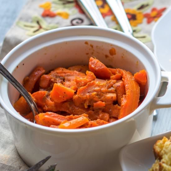 Maple Mustard Glazed Carrots