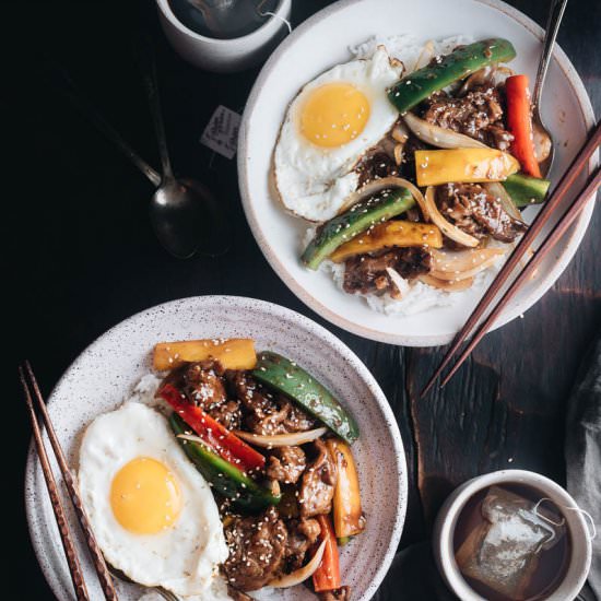 Black Pepper Steak (黑椒牛柳)