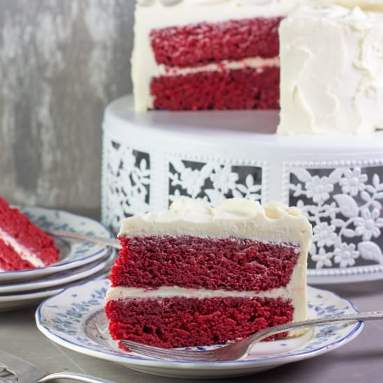Low FODMAP Red Velvet Cake