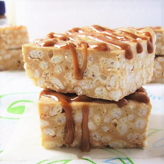 Cookie Butter Rice Krispies No Bake