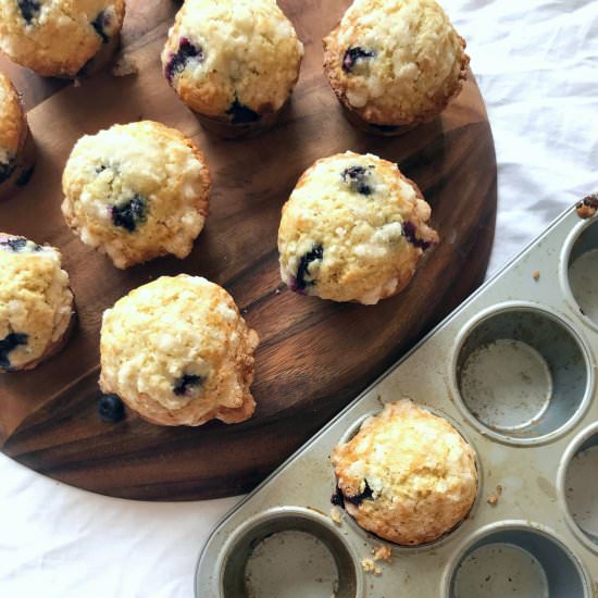 Blueberry Muffins with Streusel
