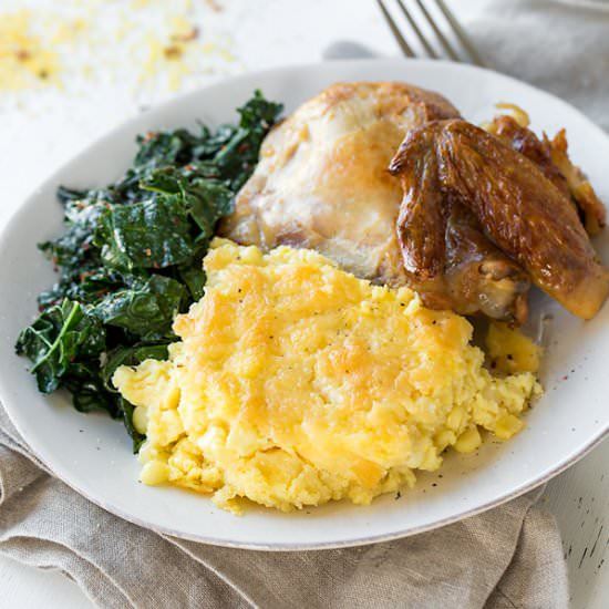 Creamy Polenta Casserole