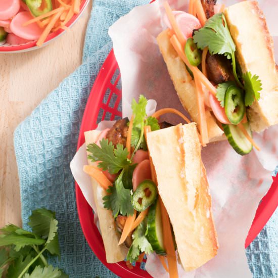 Homemade Tofu Banh Mi