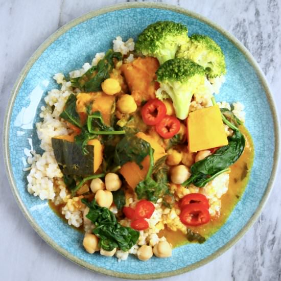 Vegan Chickpea Pumpkin Curry