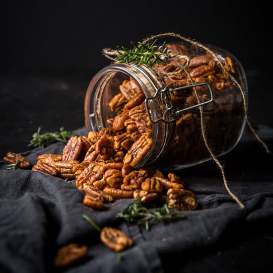 Keto Savory Spiced Pecans