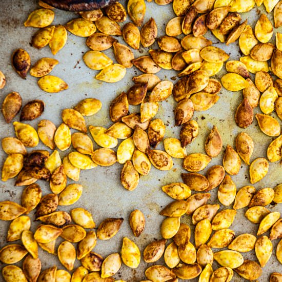 Roasted Squash Seeds