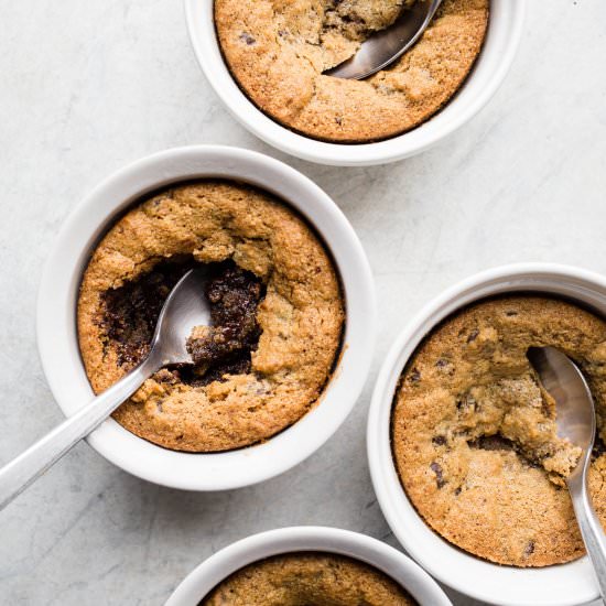 Chocolate Chip Cookie Dough Pots