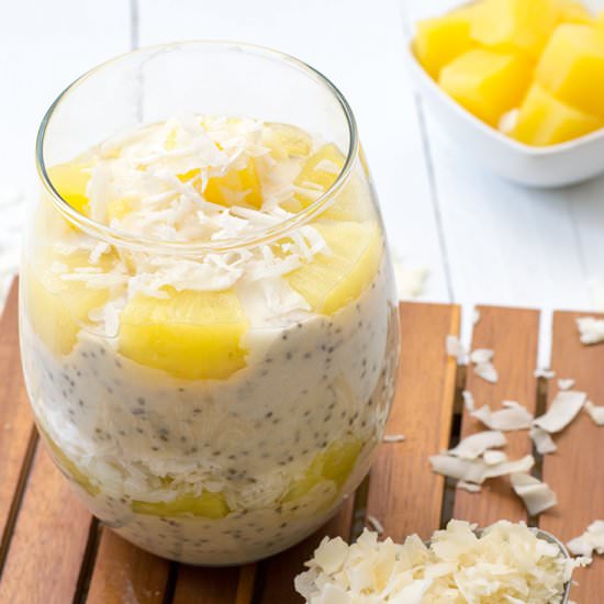 Pina Colada Chia Pudding