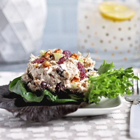 Cranberry Walnut Chicken Salad