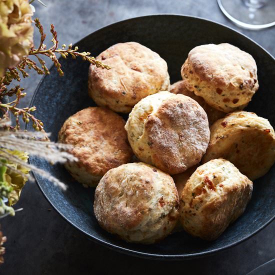 Parmesan Cheddar Chive Biscuits
