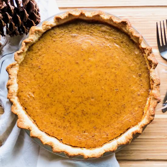 Classic Homemade Pumpkin Pie