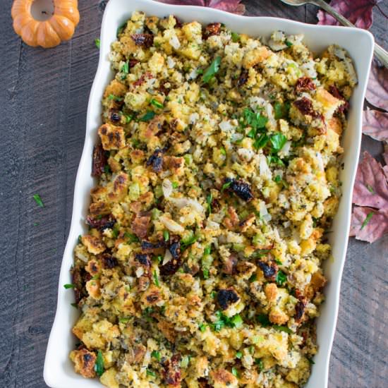 Pancetta Cornbread Stuffing
