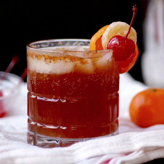 Gingered Brandy Old Fashioned