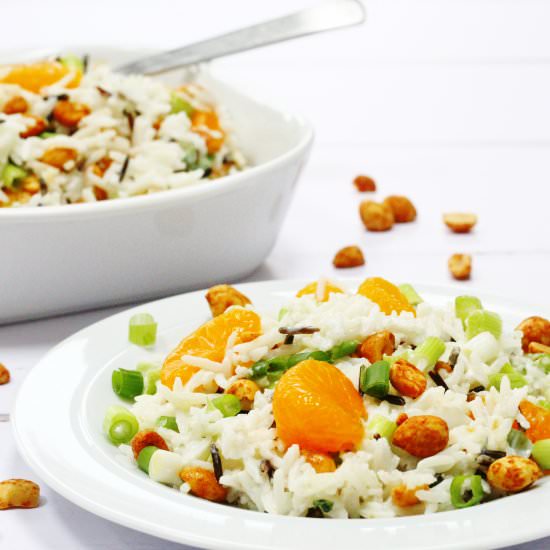 Winter rice salad