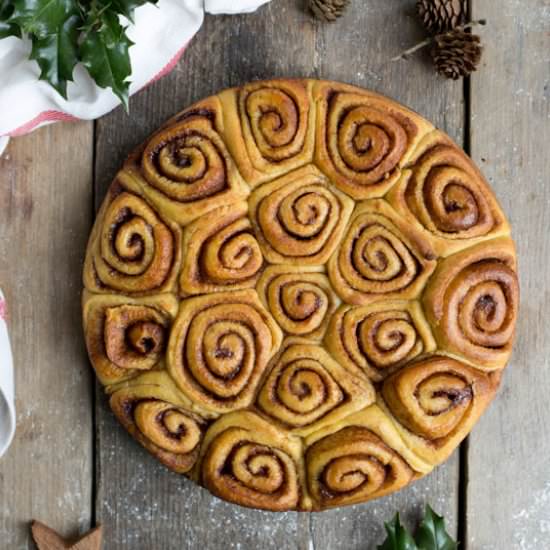 Vegan Sweet Potato Cinnamon Rolls