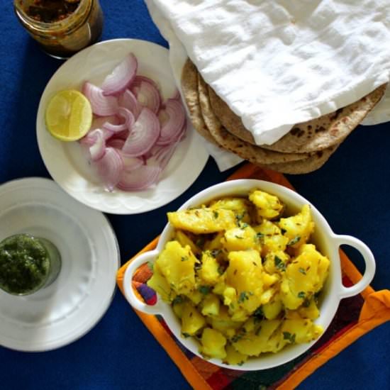 Jeera Aloo/ Cumin Potatos