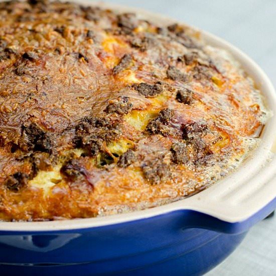 Egg, Sausage, & Hashbrown Casserole