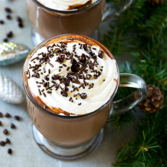 Slow Cooker Hot Chocolate