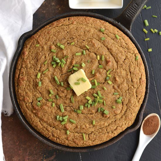 Almond Flour Pumpkin Cornbread