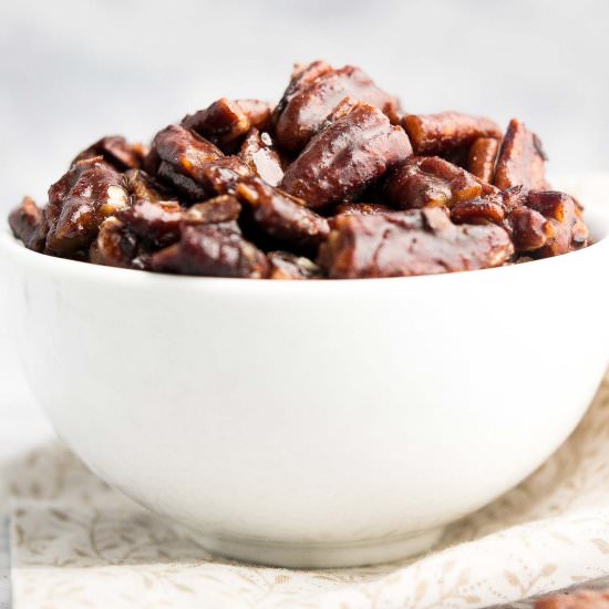 Ultimate Healthy Candied Pecans