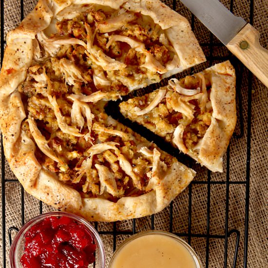 Thanksgiving Leftovers Galette