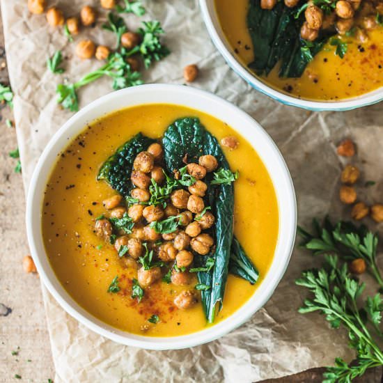 Roasted Pumpkin Cream Soup