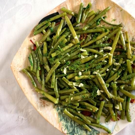 Garlicky Green Beans