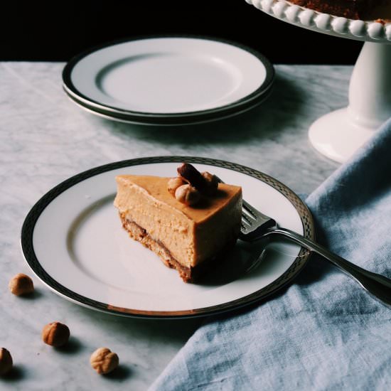 Pumpkin Hazelnut Cheesecake